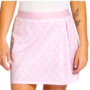 🆕 Lady Hagen SIDE PLEAT SKORT WOMENS PINK SEASHELLS GOLF TENNIS ACTIVEWEAR XL